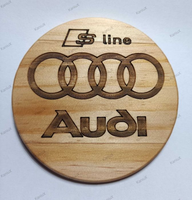 Drewniane podkładki pod napoje Unikatowe idealne na prezent święta