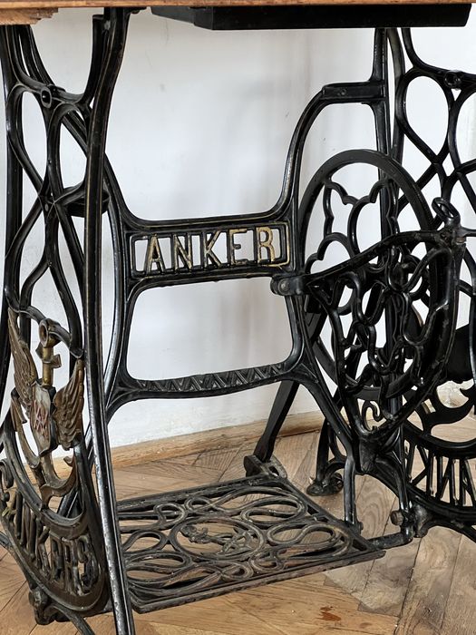 Anker maszyna do szycia PRL stół