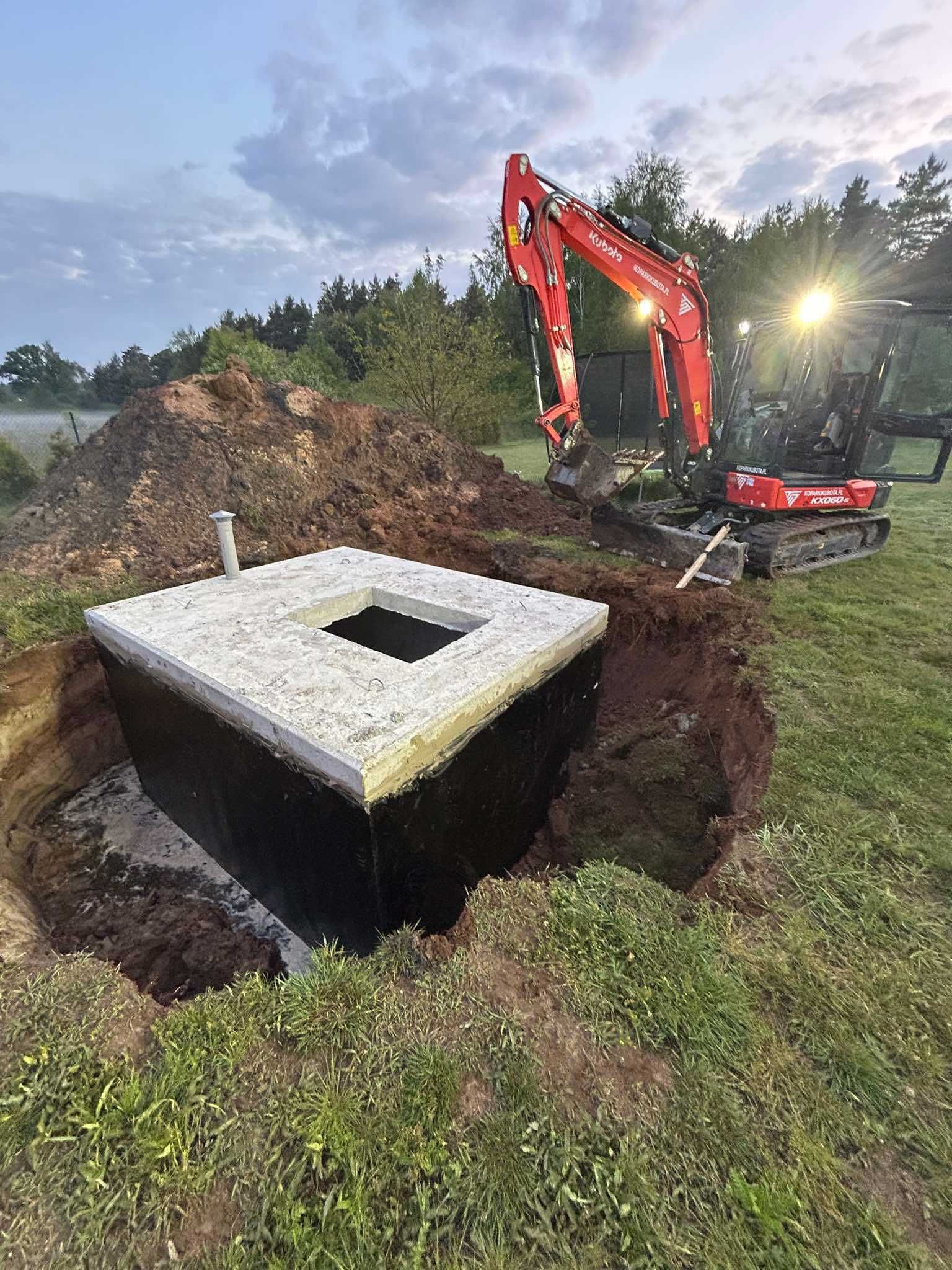 Szambo betonowe Zbiornik Gnojowica Deszczówka Piwnica Schron Bunkier