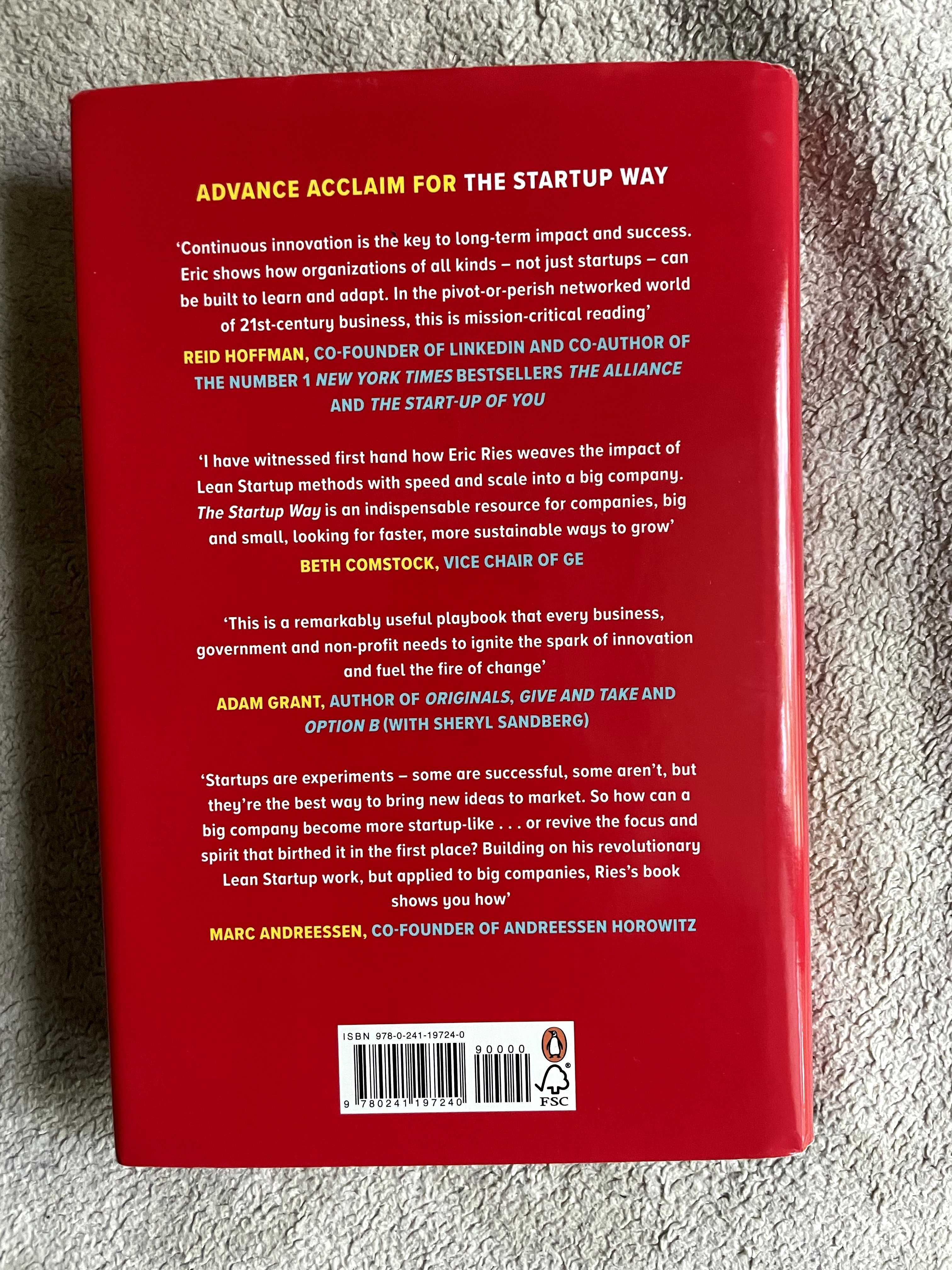 The Startup Way, Eric Ries
