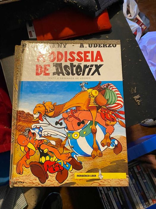 livro a odisseia de asterix