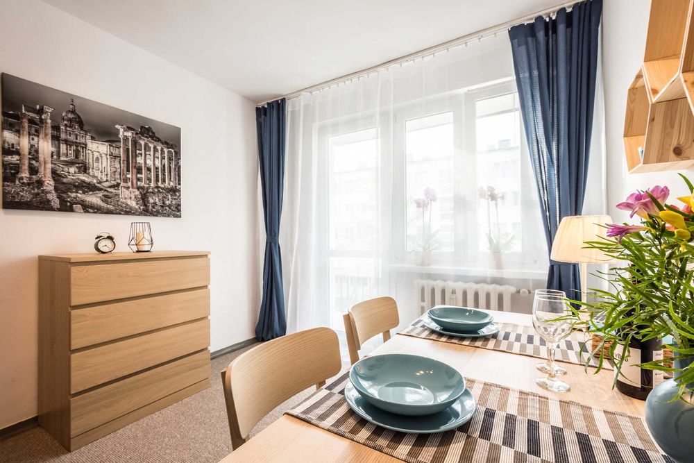 Rzymskie mieszkanie przy Rondzie Grunwaldzkim; english below