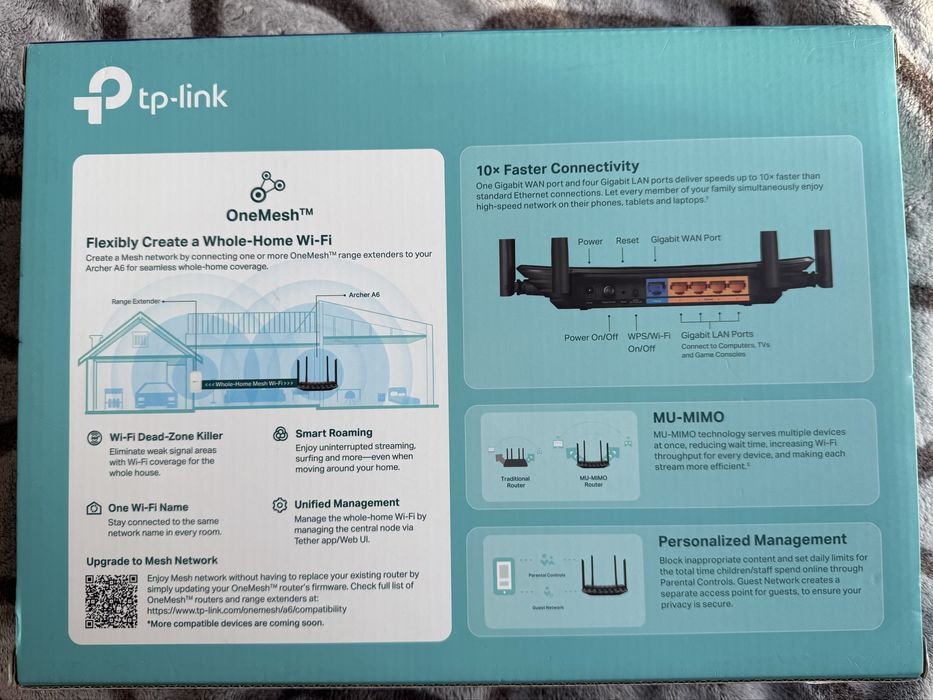 Router TP-Link Archer A6 – stan idealny – 70 zł
