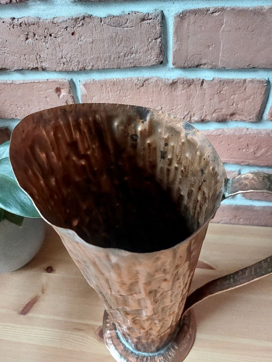 Miedziany wazon, dzban duży 35 cm