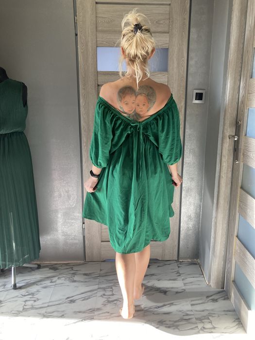 Sukienka zielona xl/xxl