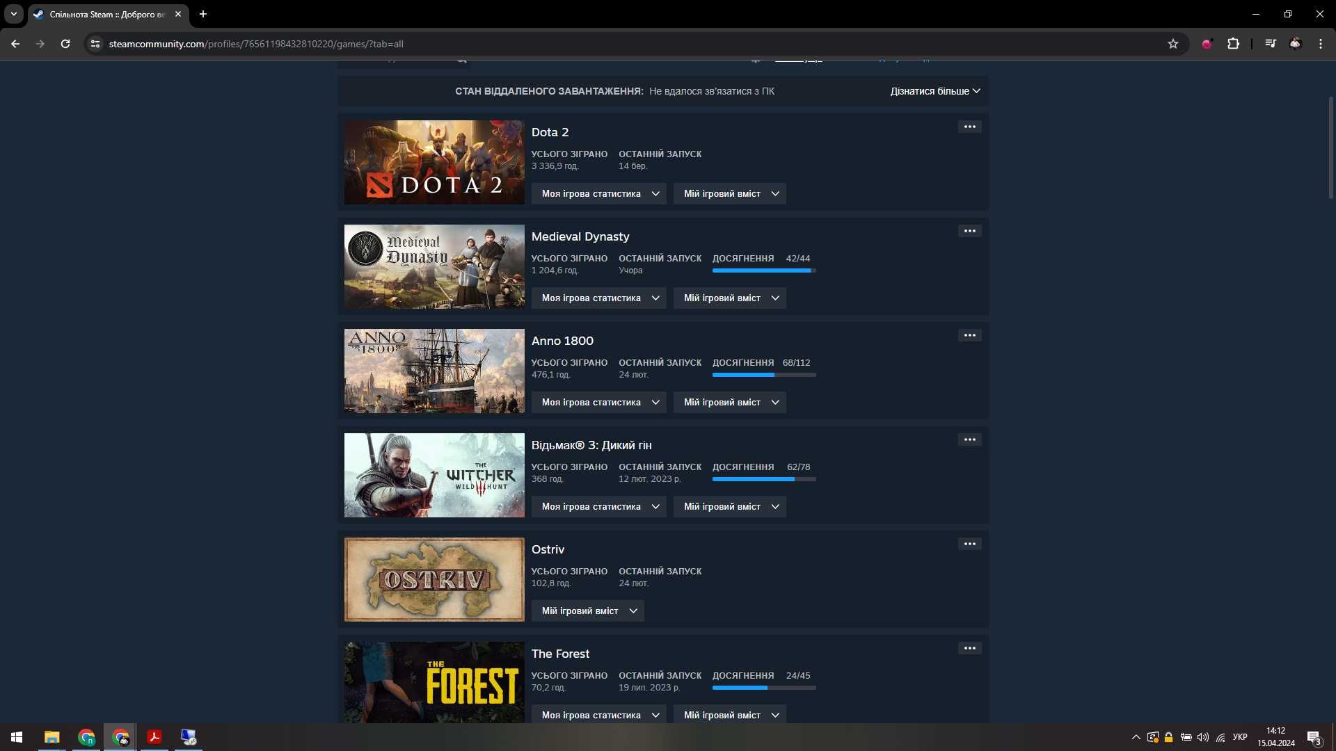 Продам Steam аккаунт