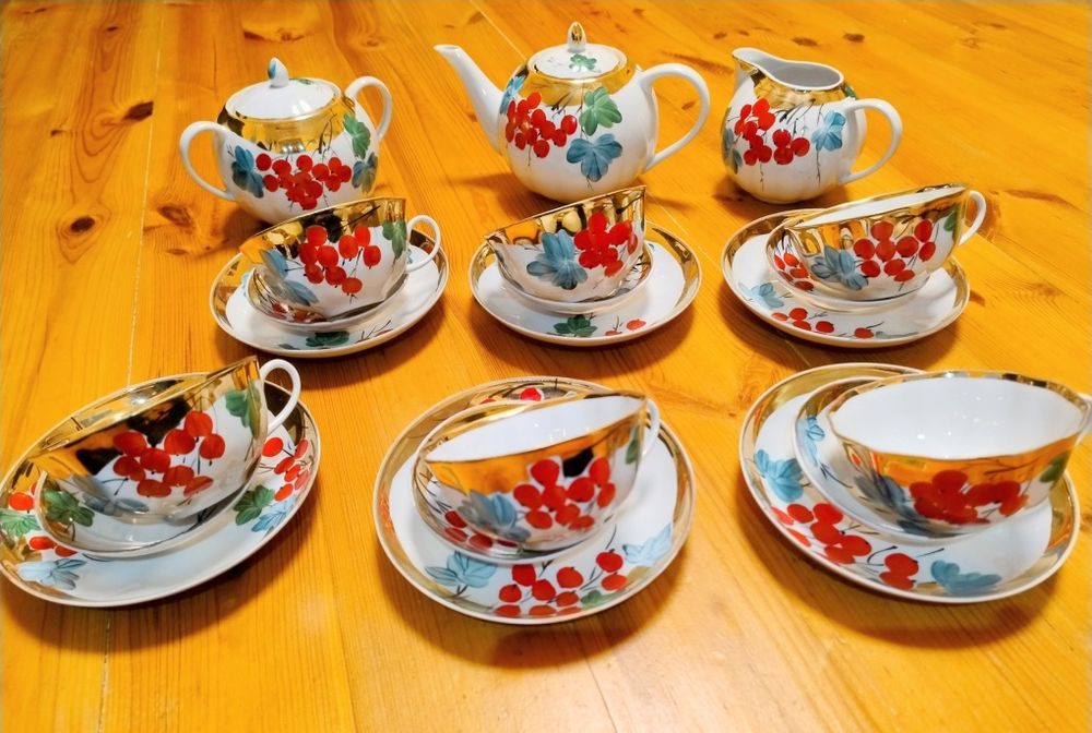 Ексклюзивний новий Чайний сервіз Дульово, Дулево 21 предмет, 1 сорт