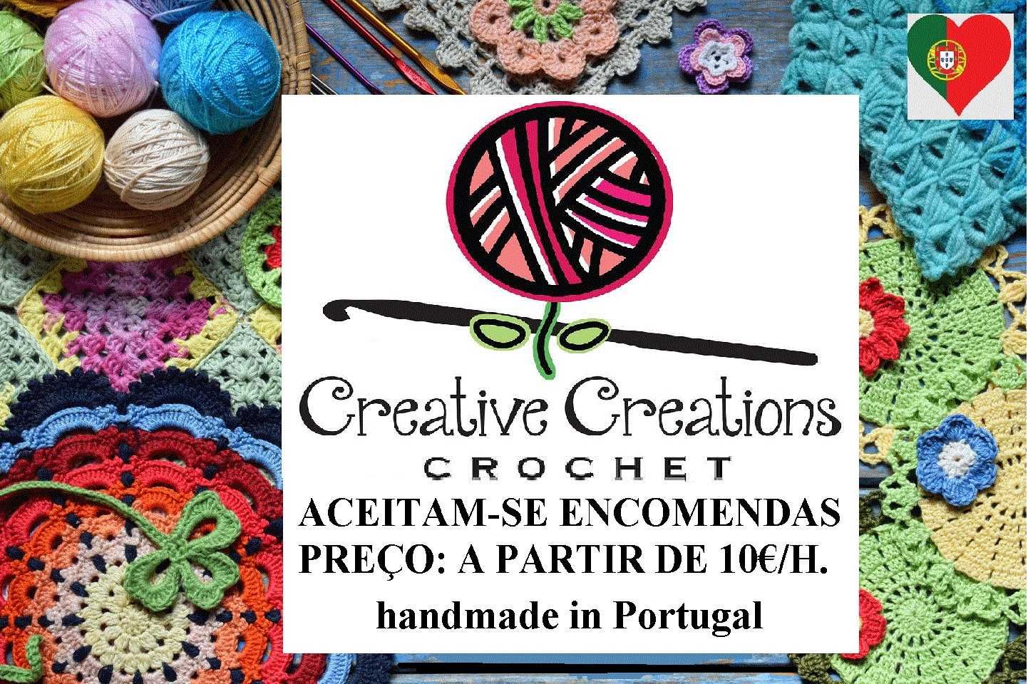 Crochet criativo, colchas e outros artigos
