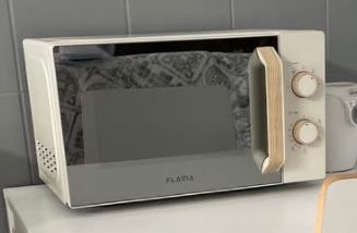 Microondas FLAMA creme - NOVO