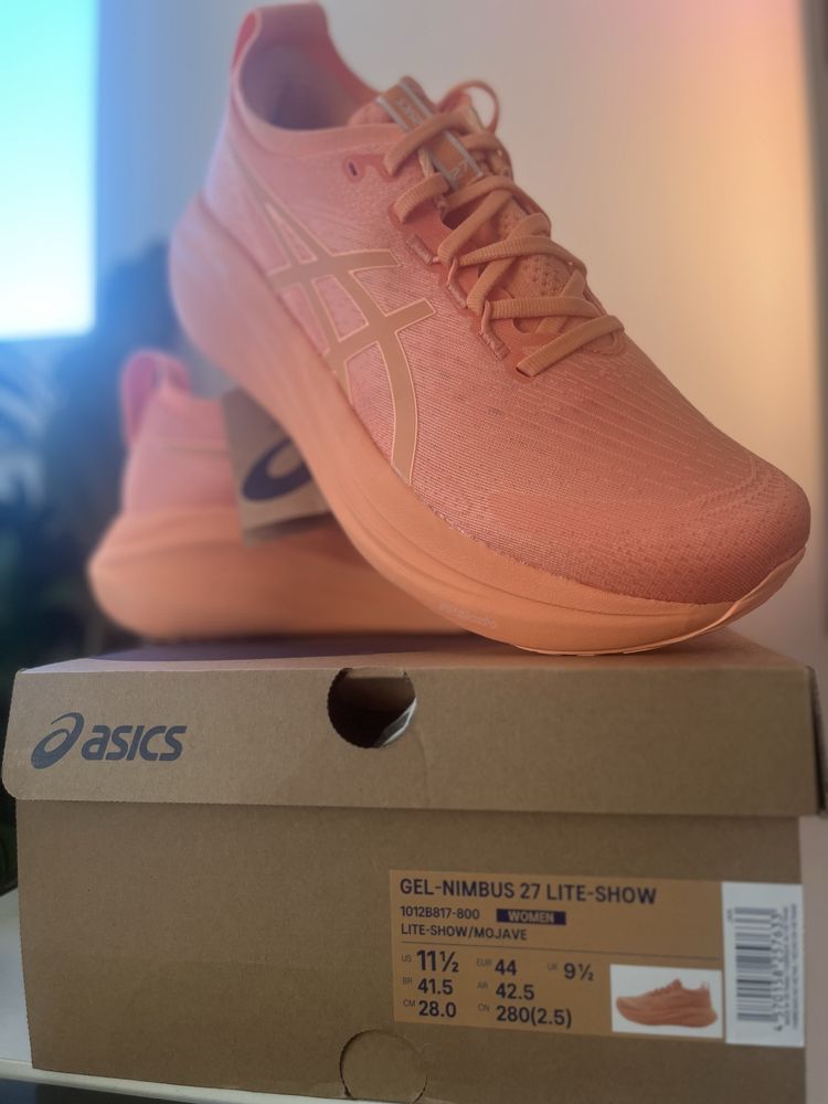 Asics Gel Nimbus 27 Lite Show r.44 nowe ori
