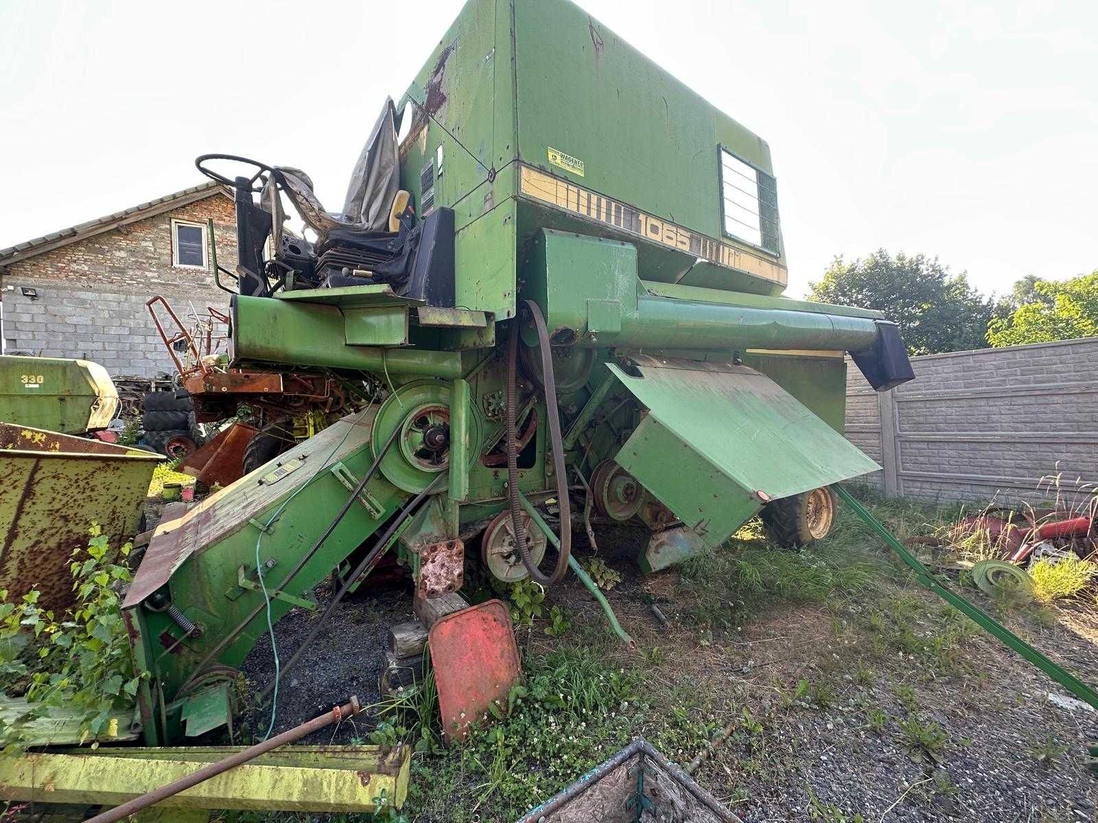 Kombajn John Deere 1065 używane części oryginalne