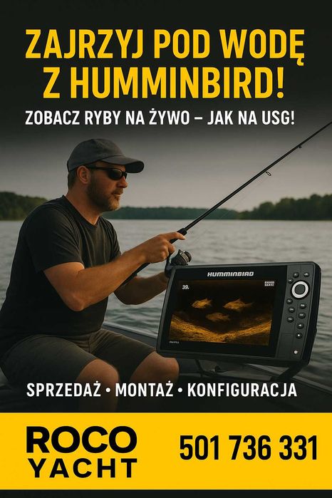 Humminbird Apex 13 z przetwornikiem + Mega Live 2 + Karta było 32480zł
