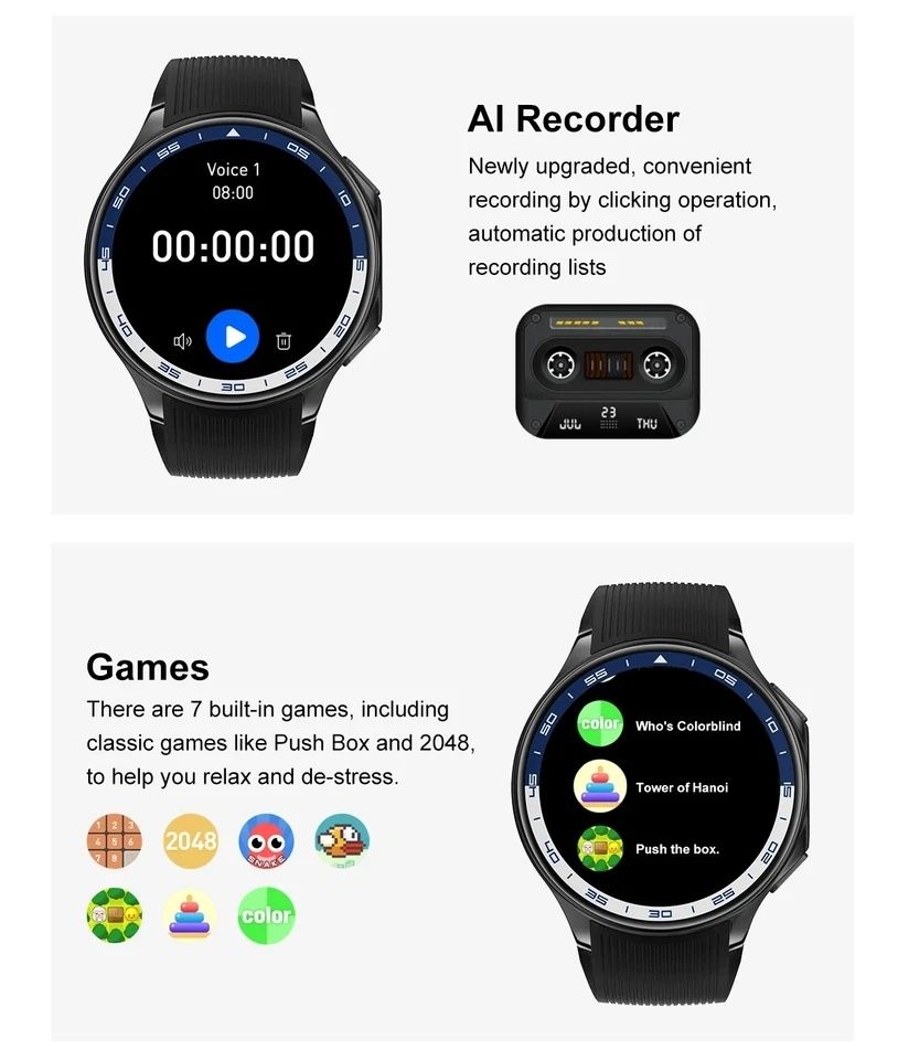 Смарт часы Smart Watch X, 4 GB встроенной памяти, MP4 видео