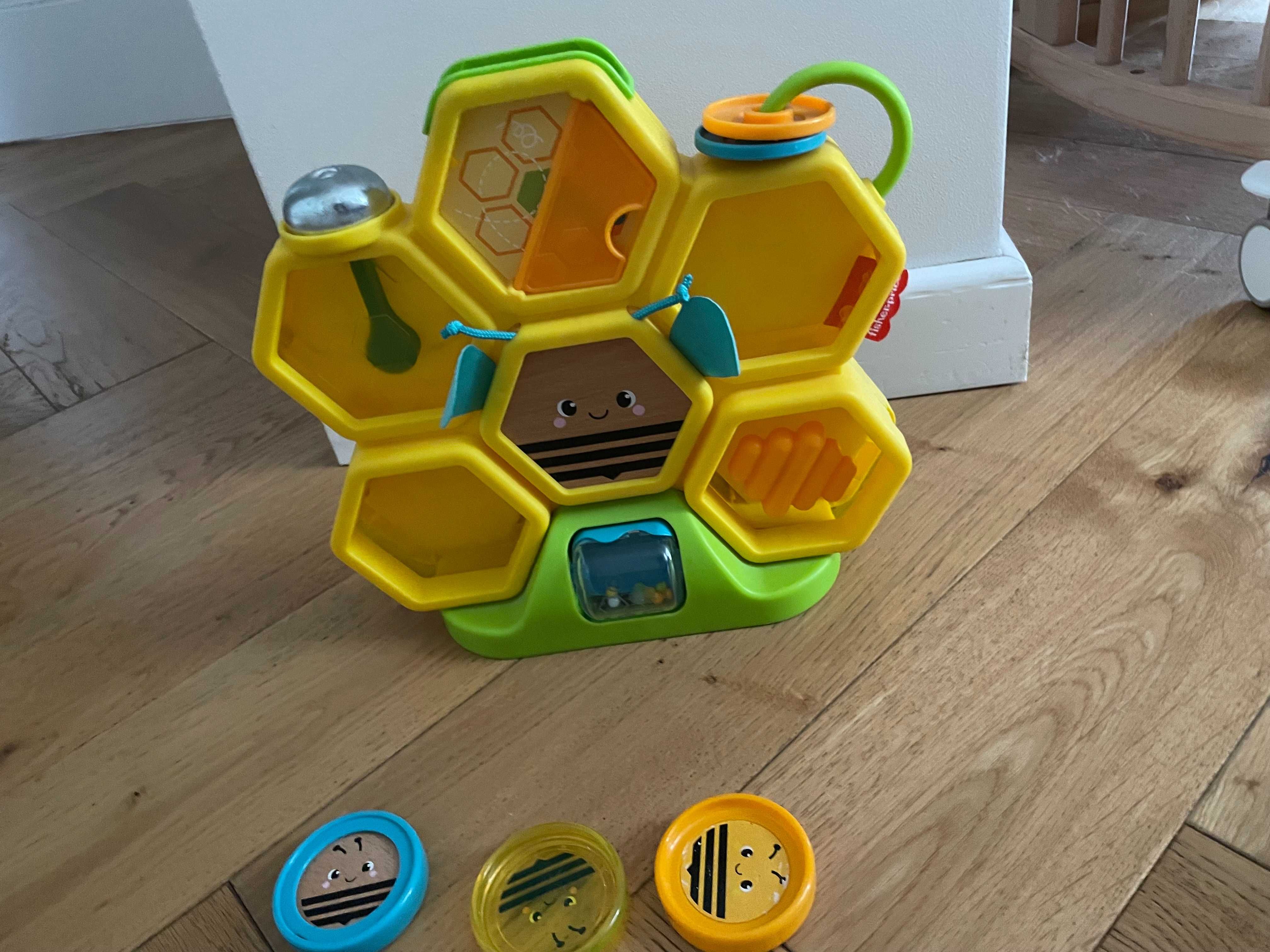Fisher Price wyskakujące kolorowe zwierzątka, zestaw