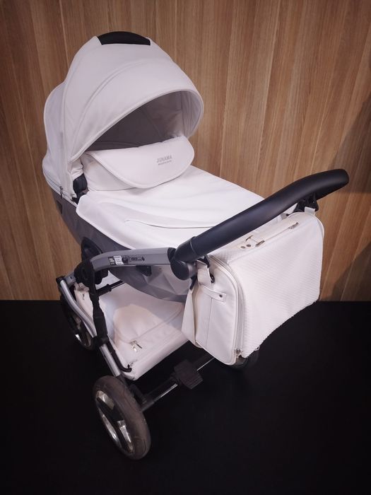 Junama Diamond Mirror Satin biała skóra