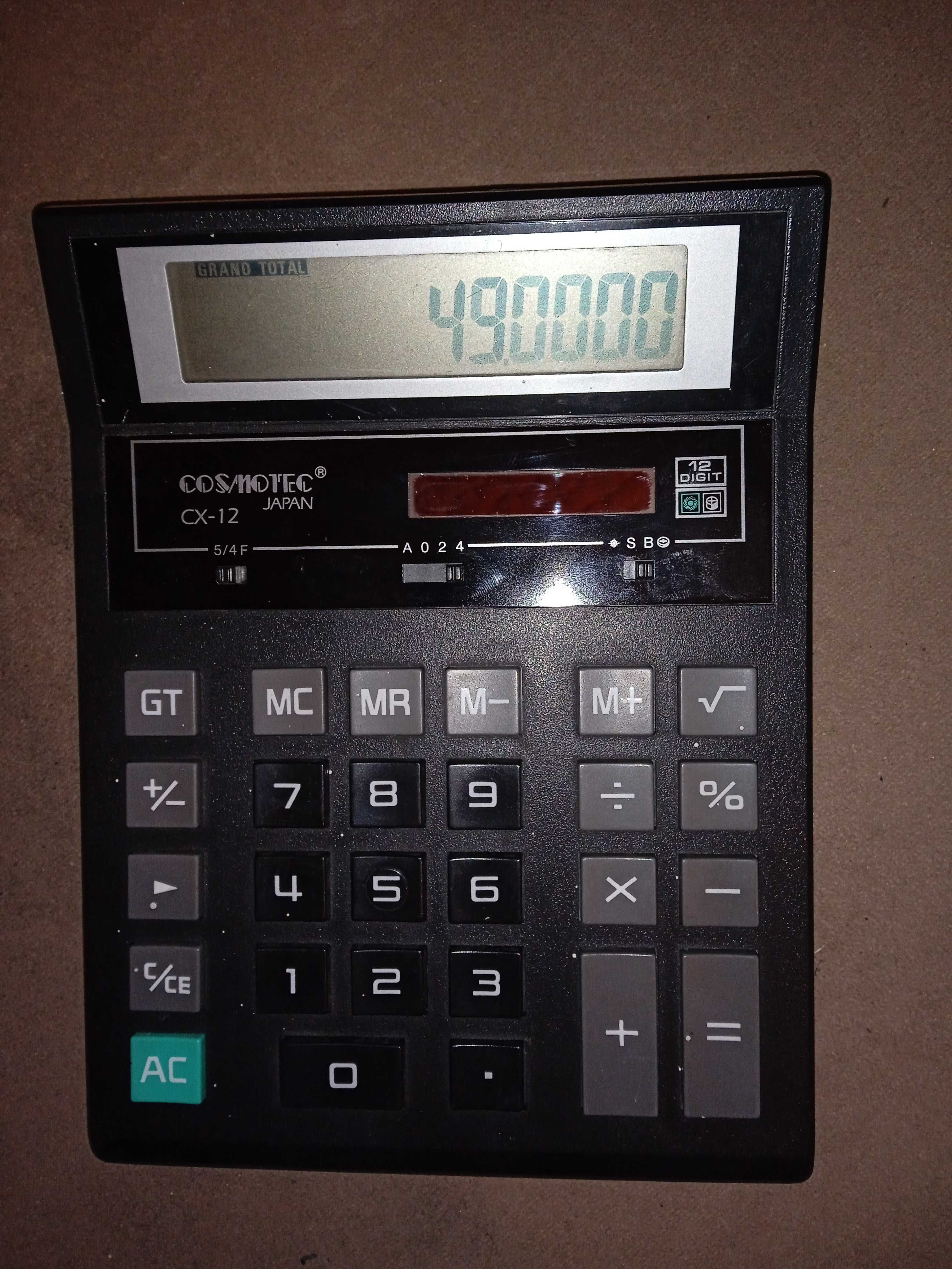 Duży kalkulator Cosmotec