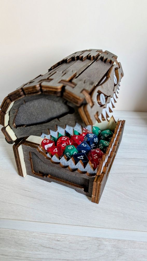 Сундук мимик dungeons and dragons шкатулка ящик dnd лоток днд
