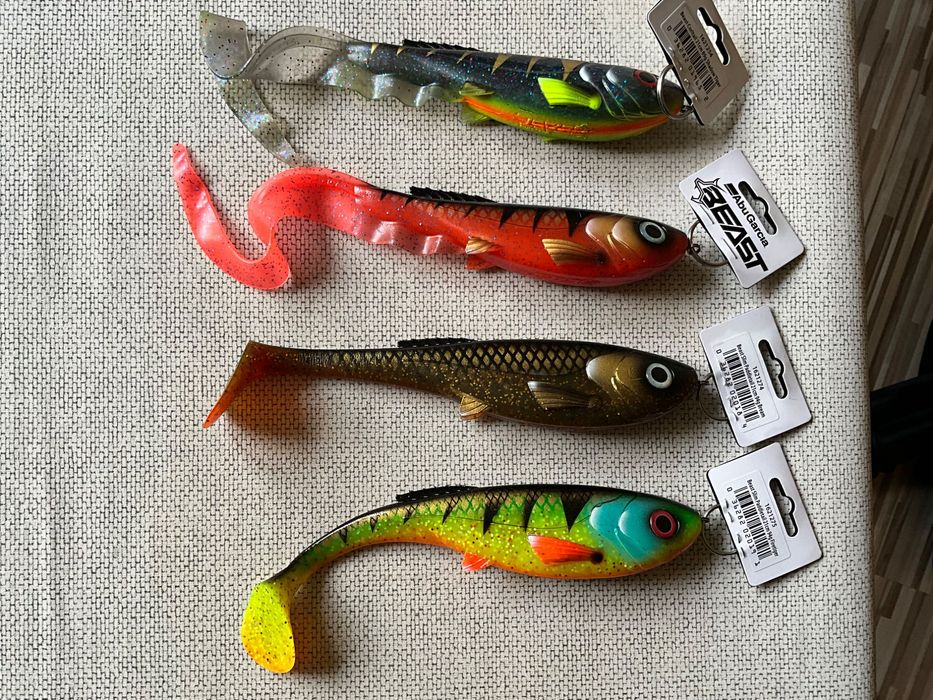 Gumy Abu Beast edycja 2025, duże gumy na szczupaka