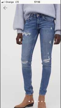 Spodnie jeansy H&M r.25/30