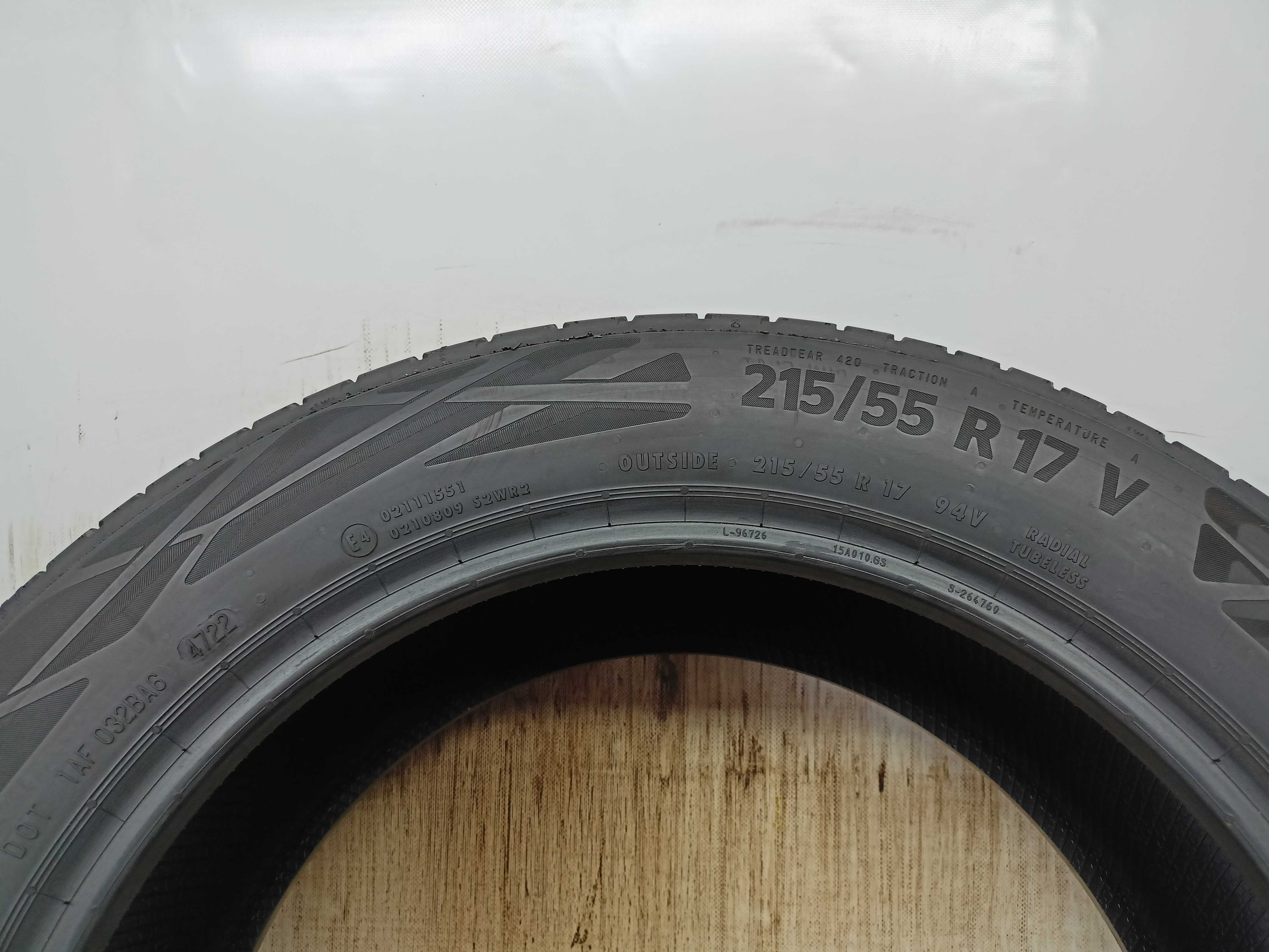 Continental EcoContact 6Q 215/55/17 2022r. 94V Nowe (2120)