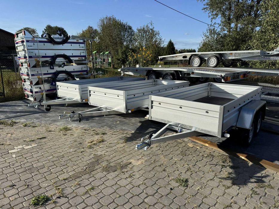 Nowa przyczepka 270x125x39cm Niewiadów BO7270T spawana dwuosiowa mocna