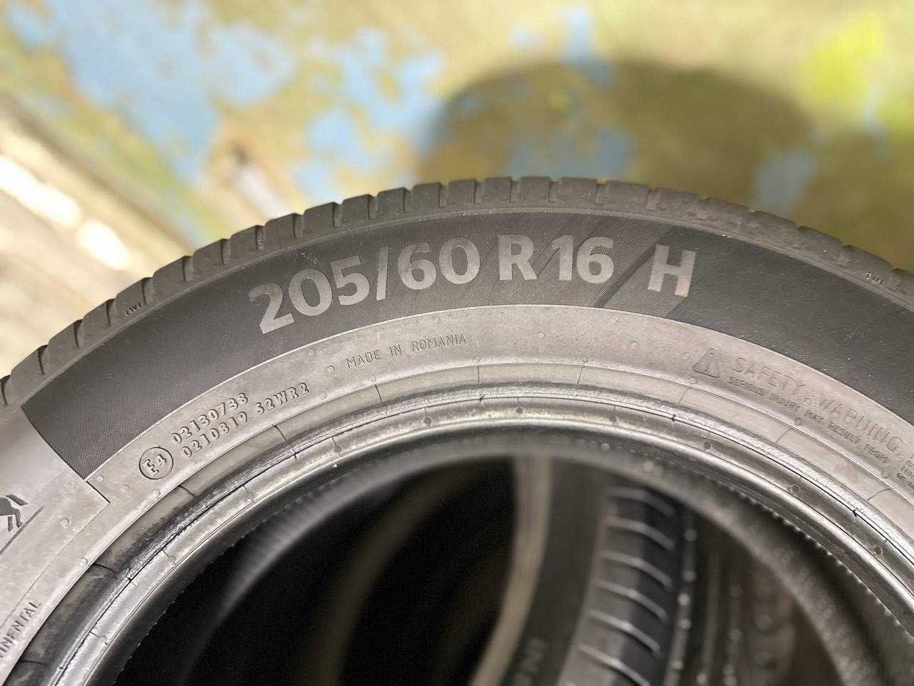 Літні шини 205/60 R16 Continental UltraContact 2шт Romania