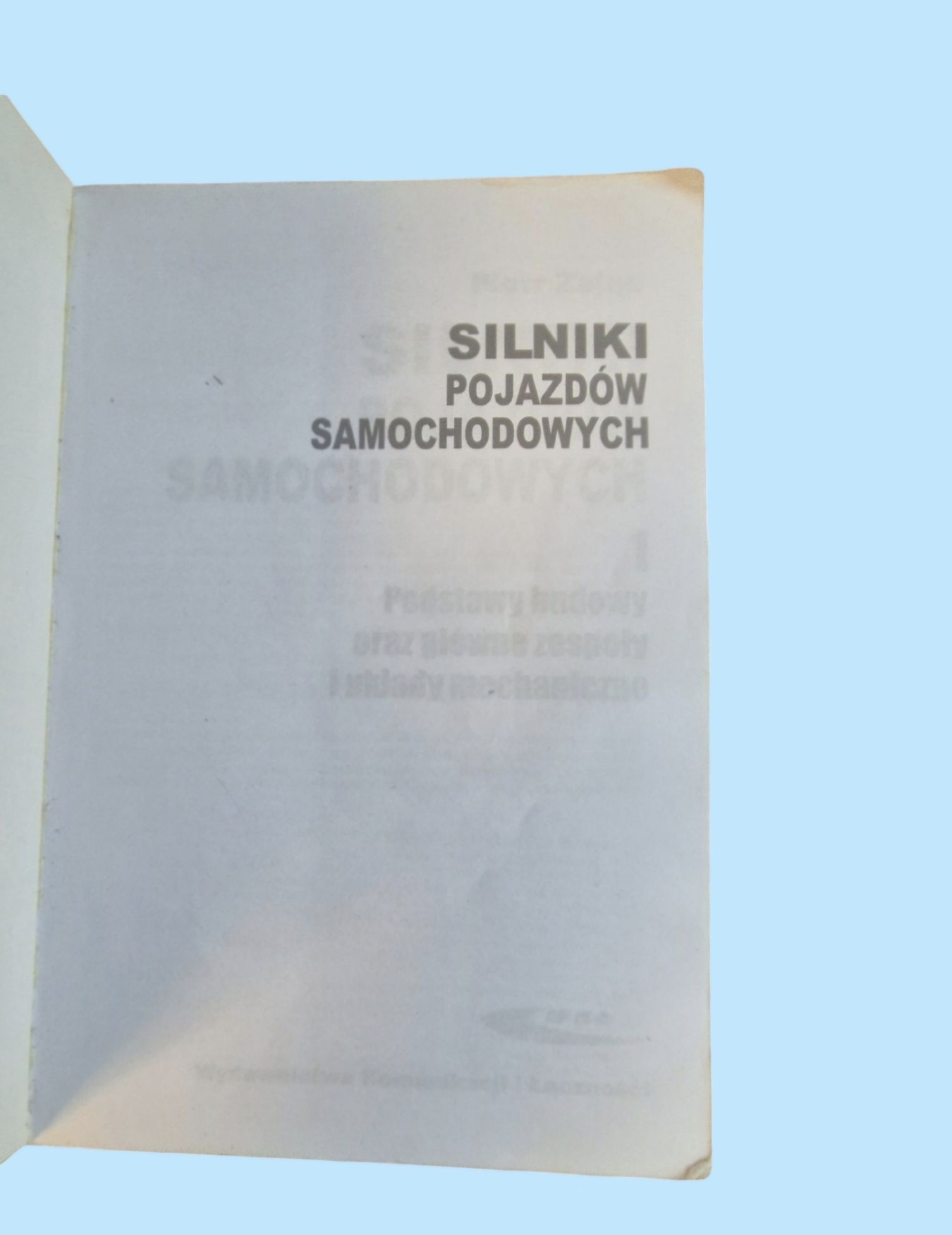 Silniki pojazdów samochodowych 1. Podręcznik