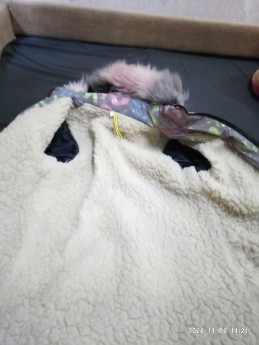 Светотражающая зимняя куртка для девочки