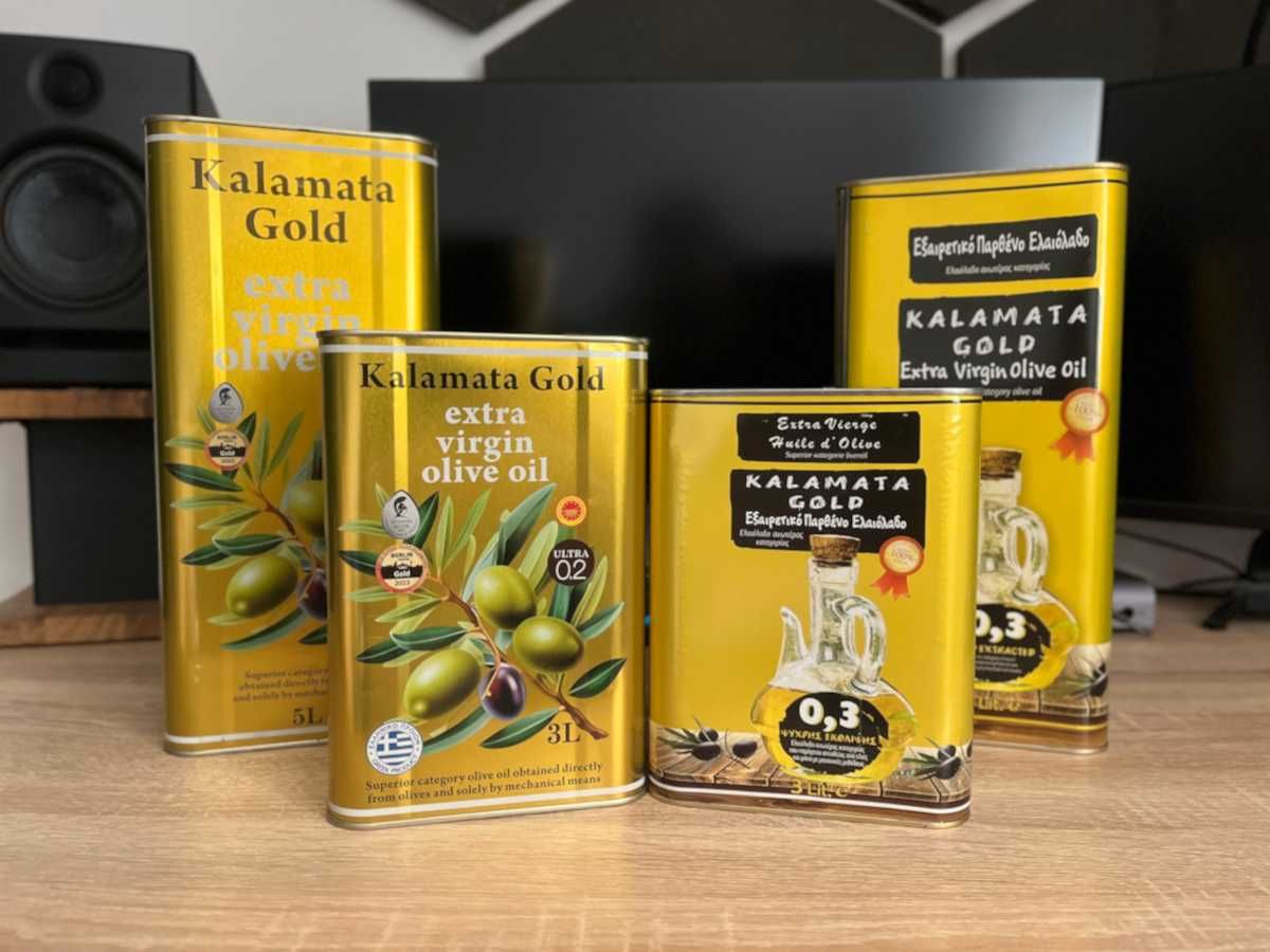 Kalamata Gold Extra Virgin Olive Oil 5 L 0.2 oliwa z oliwek z Grecji