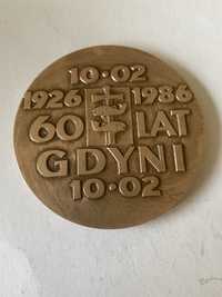 Medal 60 Lat miasta Gdyni 1986. Mennica Państwowa