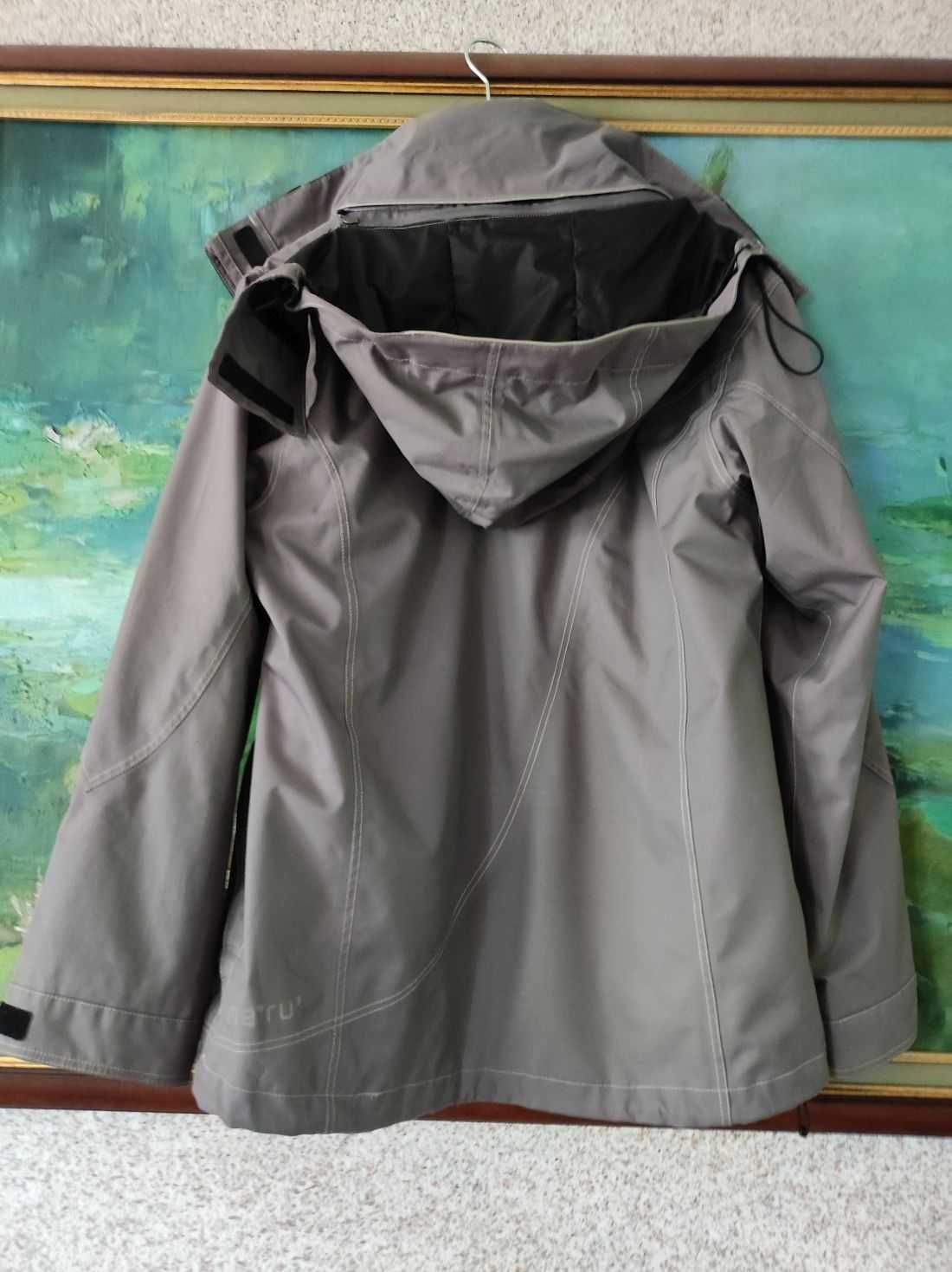 kurtka polar nieprzemakalna jachtowa softshell przeciwwiatrowa kaptur
