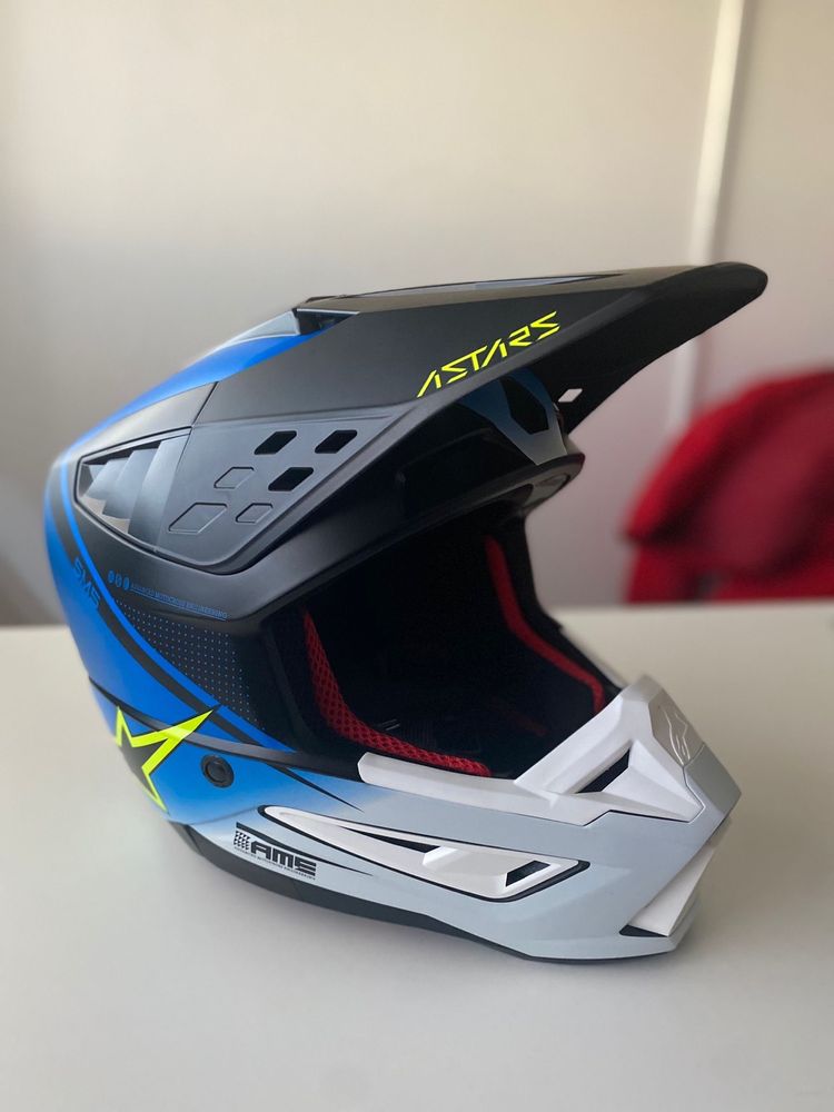 Capacete AlpineStars S-m5 azul