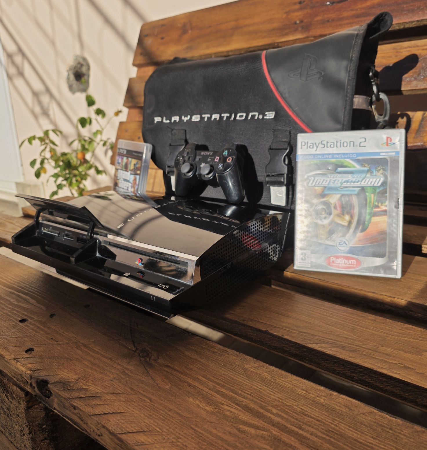 PS3 Fat rara - 60GB - Retrocompatibilidade jogos PS2