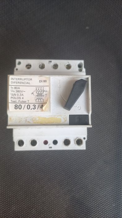 Interruptor Diferencial DI80 – 80A 300mA 4P