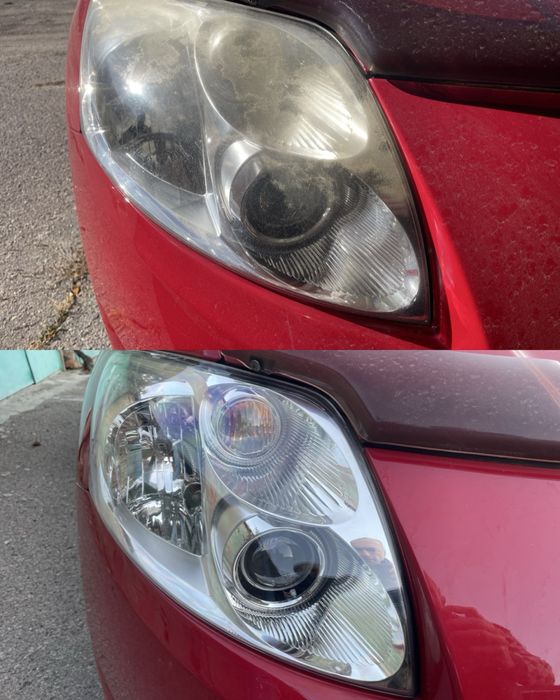 Поліровка фар, поклейка броні плівкою