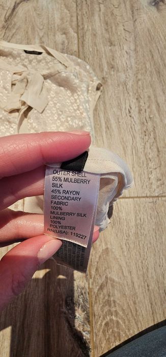 Bluzka Massimo Dutti r.36 jedwab