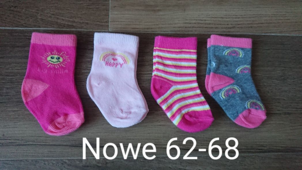 Legginsy, rajstopki, skarpetki dla dziewczynki i dla chłopca 56-128