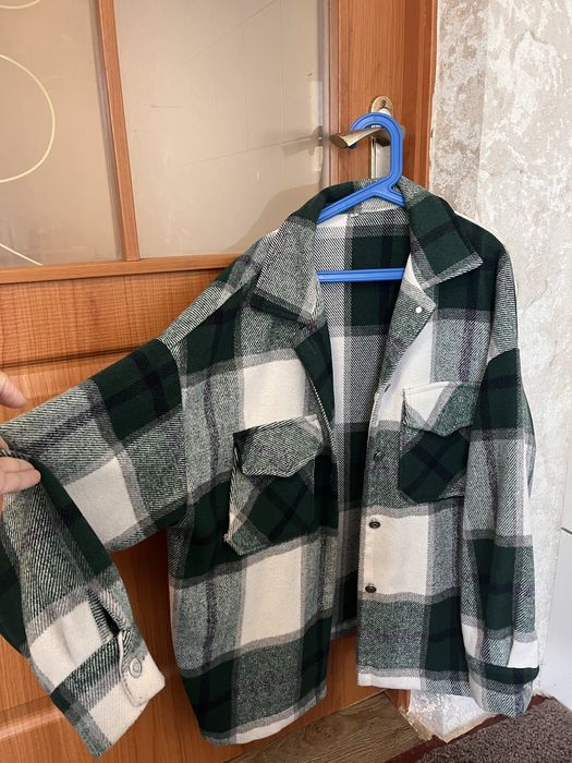 Тепла рубашка в клітинку