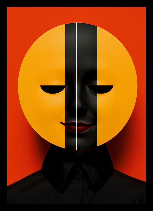 Plakat 21x29,7cm Dwie Twarze Rzeczywistości