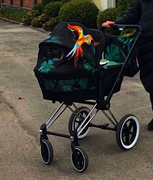 Коляска Сайбекс 3 в 1  Cybex Priam birds of paradise