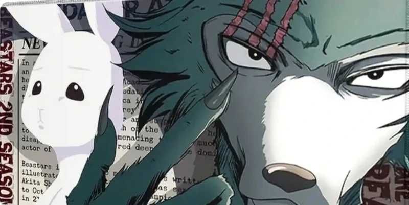 Podkładka pod mysz. Beastars Legoshi Edycja Limitowana wymiary 80x40