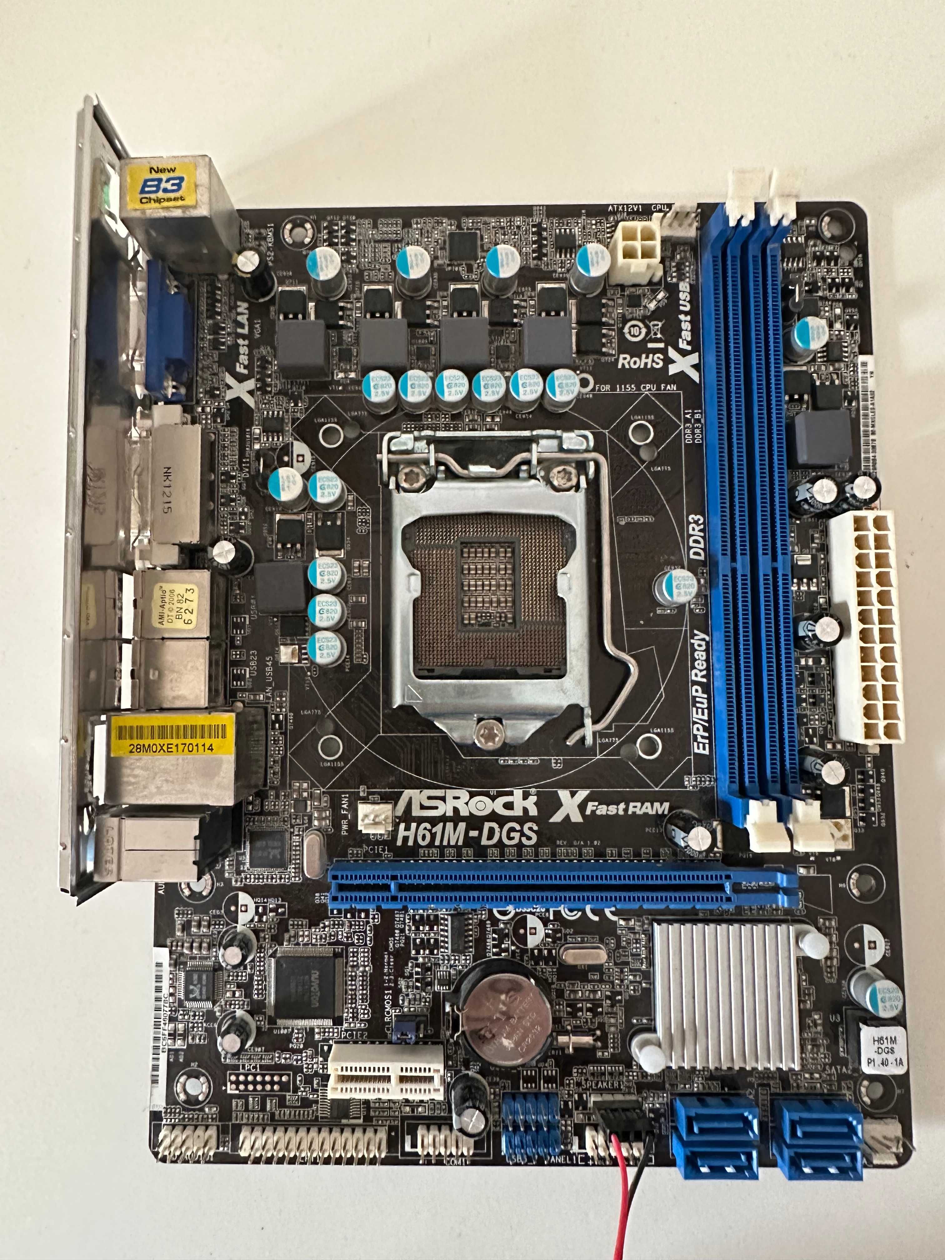 Материнська плата ASRock H61M-DGS s1155