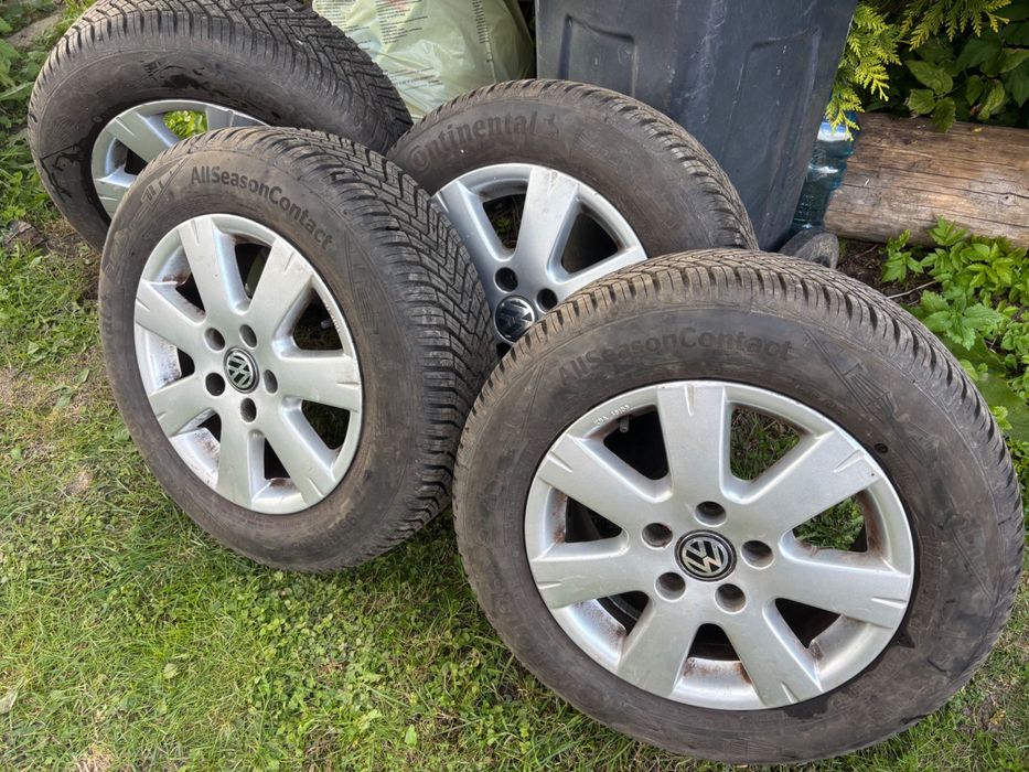 Alufelgi i opony CONTINENTAL volkswagen golf