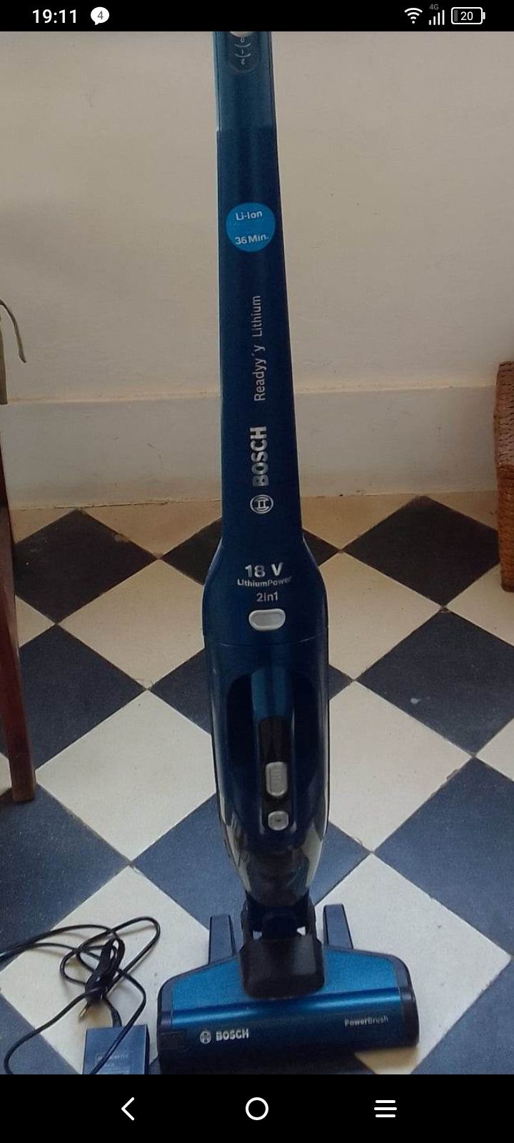 Aspirador vertical Bosch 18V