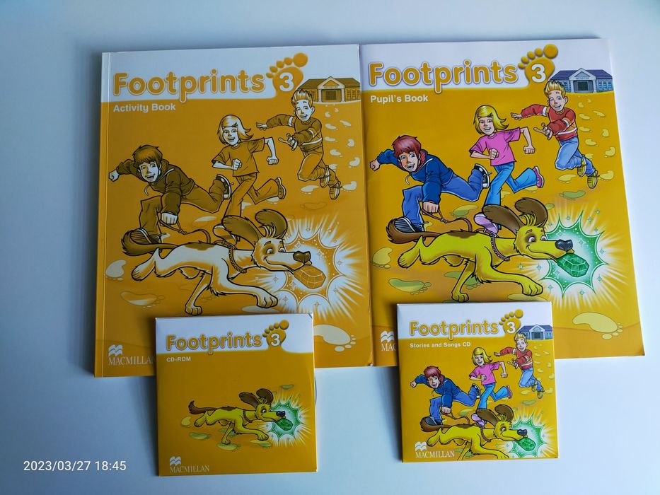 Footprints 3 podręcznik + ćwiczenia + płyty