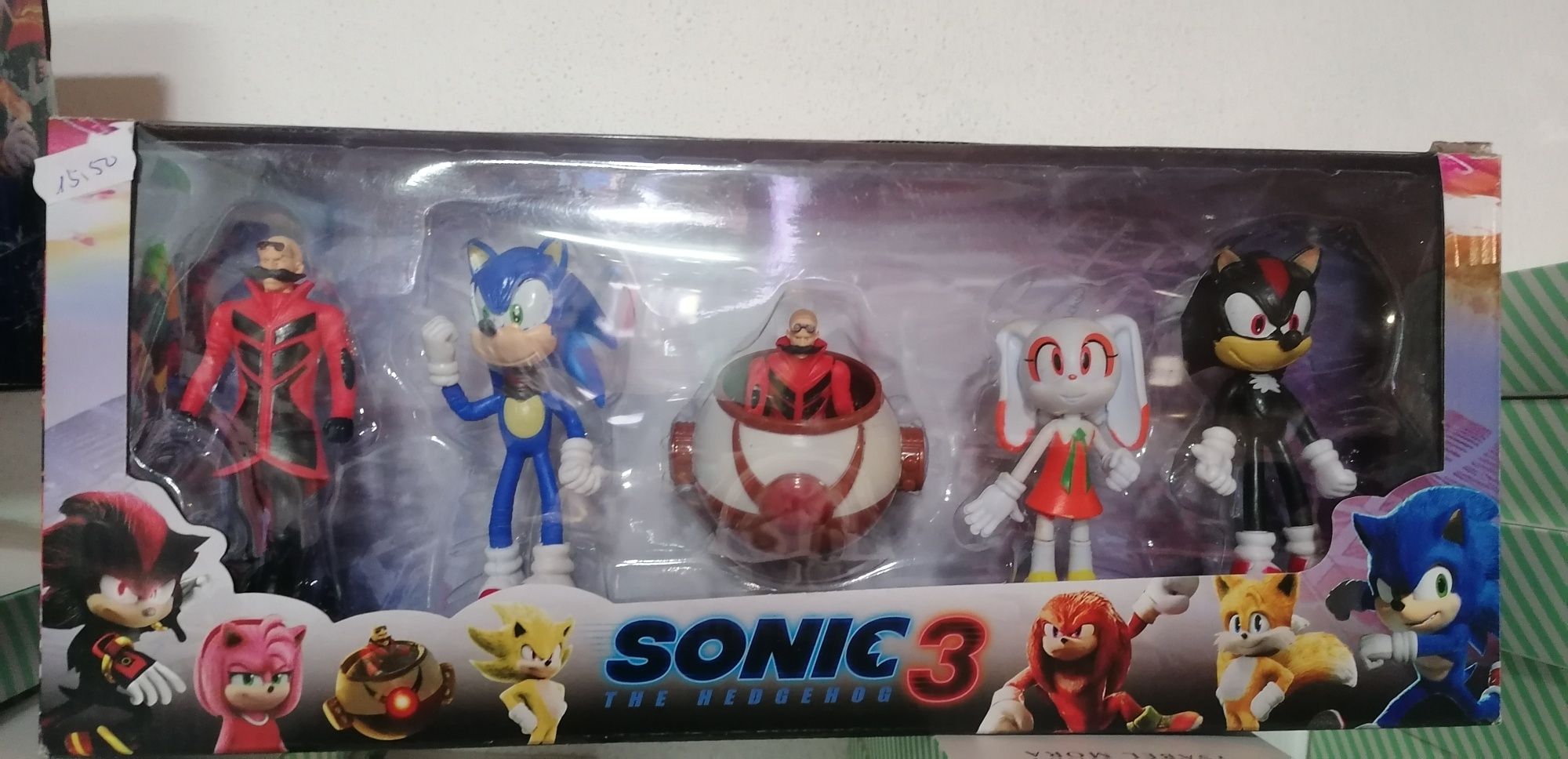 Os Divertida Mente... SONIC  Conjunto de BONECOS