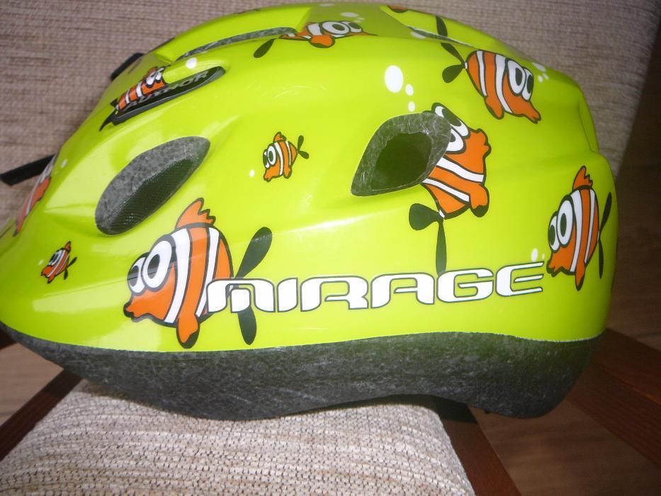 Kask rowerowy dziewczęcy
