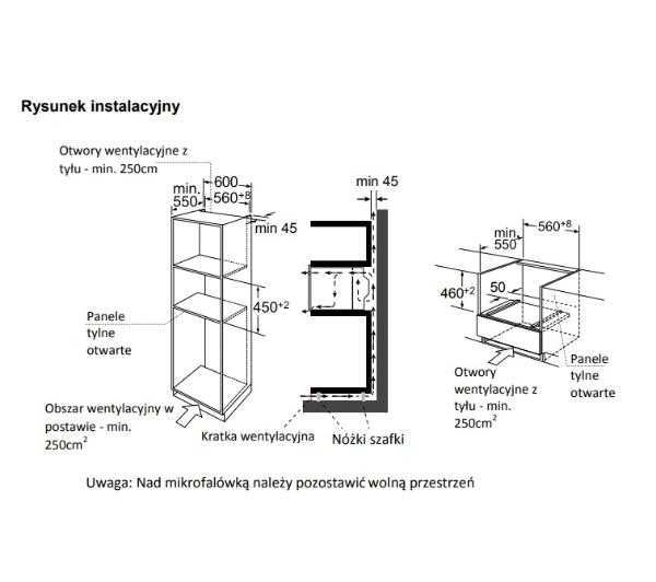 OUTLET HelpAgd Kuchenka mikrofalowa Haier HOR45C5FT z grillem