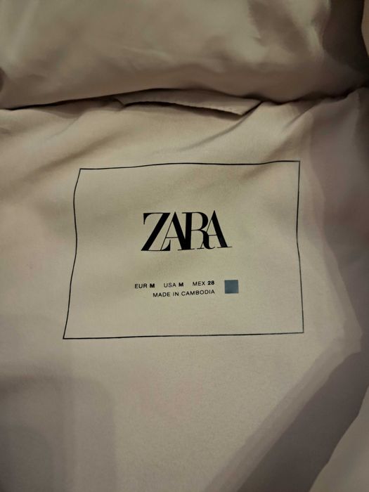 Женская куртка жилетка ZARA M 46-48 мех28