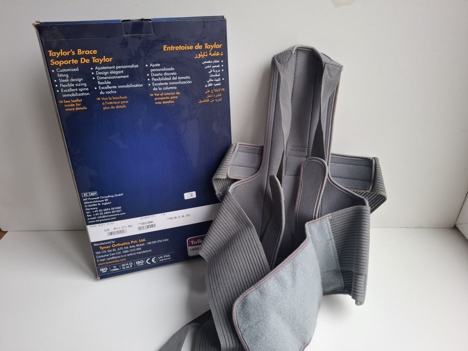 Gorset ortopedyczny tułowia wysoki orteza Tynor